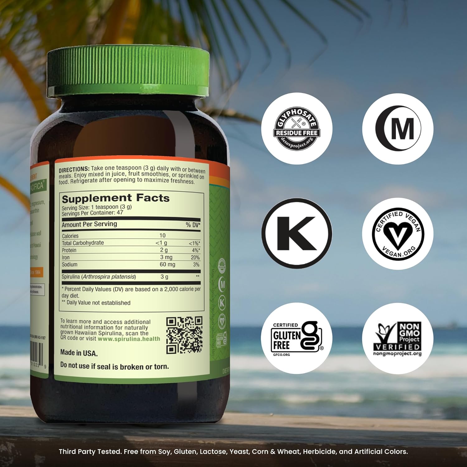 Nutrex Hawaii Pure Hawaiian Spirulina Powder