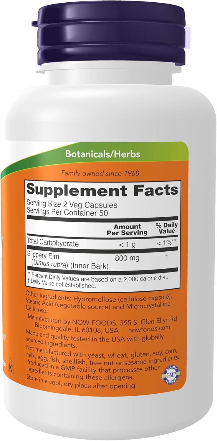 Now Foods Slippery Elm