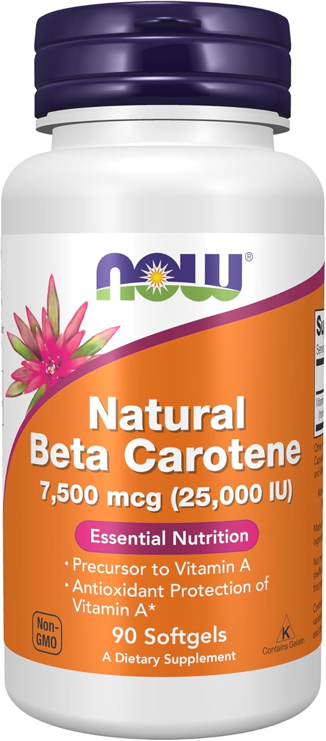 NOW Foods Natural Beta Carotene 25,000 IU